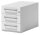 BISLEY Note Rollcontainer verkehrsweiß 3 Auszüge 42,0 x 77,5 x 49,5 cm