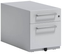 BISLEY Note Rollcontainer lichtgrau 2 Auszüge 42,0 x...