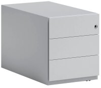 BISLEY Note Rollcontainer lichtgrau 3 Auszüge 42,0 x...