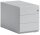 BISLEY Note Rollcontainer lichtgrau 3 Auszüge 42,0 x 77,5 x 49,5 cm