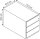BISLEY Note Rollcontainer lichtgrau 3 Auszüge 42,0 x 77,5 x 49,5 cm