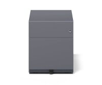 BISLEY Note Rollcontainer anthrazit 2 Auszüge 42,0 x 77,5 x 49,5 cm