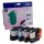 brother LC-227XL/LC-225XL schwarz, cyan, magenta, gelb Druckerpatronen, 4er-Set