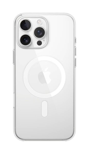 Apple Clear Case mit MagSafe Handy-Cover für Apple iPhone 16 Pro Max transparent