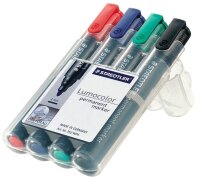 STAEDTLER Lumocolor Permanentmarker farbsortiert 2,0 mm,...