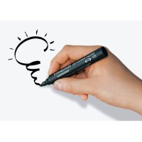 STAEDTLER Lumocolor Permanentmarker farbsortiert 2,0 mm, 4 St.