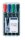 STAEDTLER Lumocolor Permanentmarker farbsortiert 2,0 mm, 4 St.