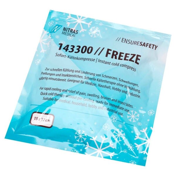 NITRAS MEDICAL Kühlpad FREEZE 143300 blau 15,0 x 17,0 cm, 1 St.
