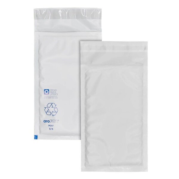 aroFOL® POLY Luftpolstertaschen 2/B weiß für DIN A6, 200 St.