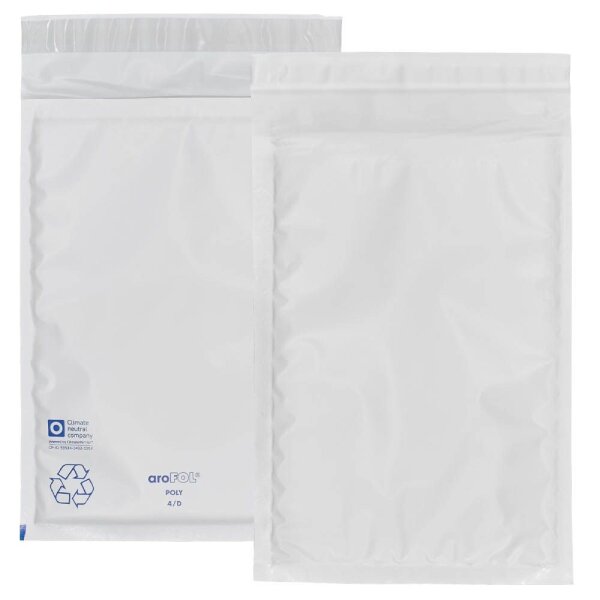 aroFOL® POLY Luftpolstertaschen 4/D weiß für DIN A5, 100 St.