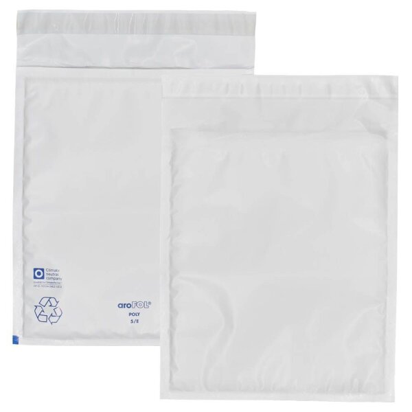 aroFOL® POLY Luftpolstertaschen 5/E weiß für DIN C5, 100 St.
