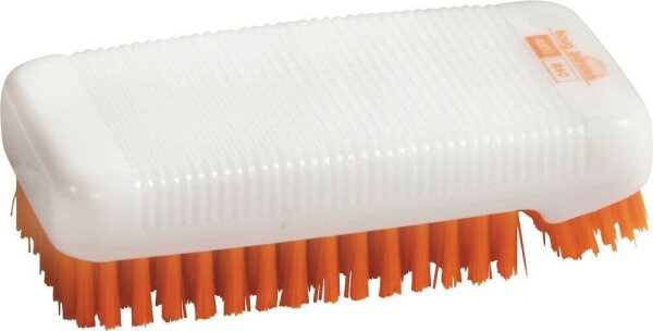 haug® bürsten Nagelbürste weiß, orange Kunststoff, 1 St.