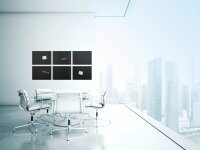 Legamaster Glas-Magnettafel 120,0 x 90,0 cm schwarz