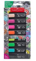 FABER-CASTELL Graffiti Textmarker farbsortiert, 8 St.