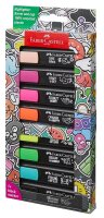 FABER-CASTELL Graffiti Textmarker farbsortiert, 8 St.