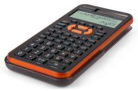SHARP EL-W531XG Wissenschaftlicher Taschenrechner schwarz/orange