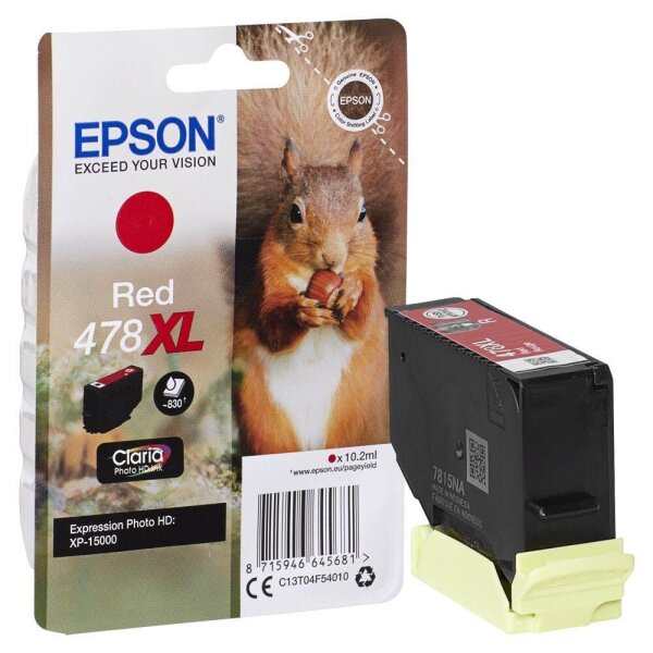 EPSON 478XL/T04F54 (Eichhörnchen) rot Druckerpatrone
