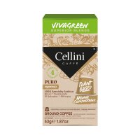 Cellini Vivagreen Puro Kaffeekapseln Arabicabohnen mild...