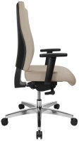 Topstar Bürostuhl Sitness 70, PS79BH W53 Stoff beige, Gestell alu