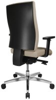 Topstar Bürostuhl Sitness 70, PS79BH W53 Stoff beige, Gestell alu