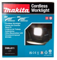 makita DML811 LED Akku-Baustrahler blau/schwarz