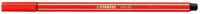 STABILO Pen 68 Filzstifte rot, 10 St.