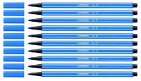STABILO Pen 68 Filzstifte blau, 10 St.