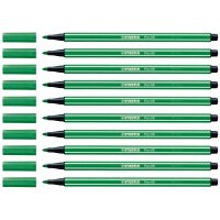 STABILO Pen 68 Filzstifte grün, 10 St.