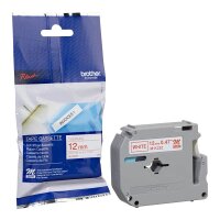 brother Schriftband M-K M-K232 MK232BZ, 12 mm, rot auf...