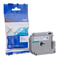 brother Schriftband M-K M-K233 MK233BZ, 12 mm, blau auf...