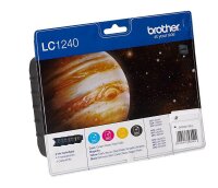 brother LC-1240BK/C/M/Y schwarz, cyan, magenta, gelb...