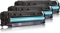 KMP H-T122CMY  cyan, magenta, gelb Toner kompatibel zu HP 304A (CF372AM), 3er-Set