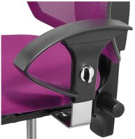 Topstar Bürostuhl Sitness® 15, ST19UG03 Stoff lila, Gestell chrom