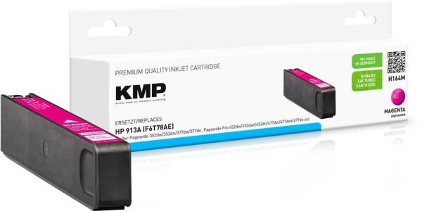 KMP H164M magenta Druckerpatrone kompatibel zu HP 913A (F6T78AE)