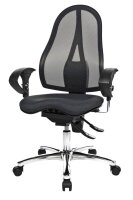Topstar Bürostuhl Sitness® 15, ST19UG20 Stoff schwarz, Gestell chrom