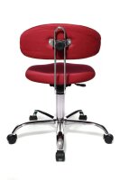 Topstar Bürostuhl Sitness® 40, ST290W51 Stoff rot, Gestell chrom