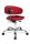 Topstar Bürostuhl Sitness® 40, ST290W51 Stoff rot, Gestell chrom