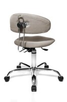 Topstar Bürostuhl Sitness® 40, ST290W53 Stoff grau, Gestell chrom