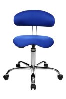 Topstar Bürostuhl Sitness® 40, ST290W56 Stoff blau, Gestell chrom