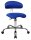 Topstar Bürostuhl Sitness® 40, ST290W56 Stoff blau, Gestell chrom