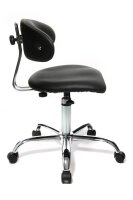 Topstar Bürostuhl Sitness® 40, ST290D10 Kunstleder schwarz, Gestell chrom