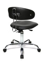Topstar Bürostuhl Sitness® 40, ST290D10 Kunstleder schwarz, Gestell chrom