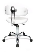 Topstar Bürostuhl Sitness® 40, ST290D16 Kunstleder weiß, Gestell chrom