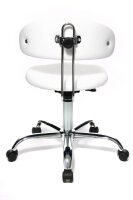 Topstar Bürostuhl Sitness® 40, ST290D16 Kunstleder weiß, Gestell chrom