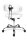 Topstar Bürostuhl Sitness® 40, ST290D16 Kunstleder weiß, Gestell chrom