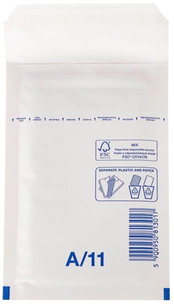 VP Luftpolstertaschen A/11 weiß für DIN A7, 200 St.