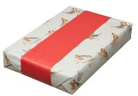 JUNG SCHÖNER VERPACKEN Geschenkpapier Robin Vögel mehrfarbig beidseitig bedruckt