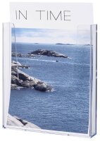 helit Wandprospekthalter transparent DIN A4 22,5 x 3,9 x...