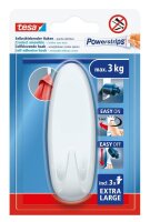 tesa Powerstrips XL Oval Klebehaken für max. 3,0 kg,...