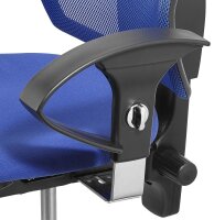 Topstar Bürostuhl Sitness® 15, ST19UT38 Stoff blau, Gestell chrom
